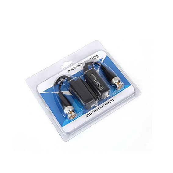 PASSIVE 720P/1080P VIDEO BALUN FOR CCTV Camera (Black) 1set