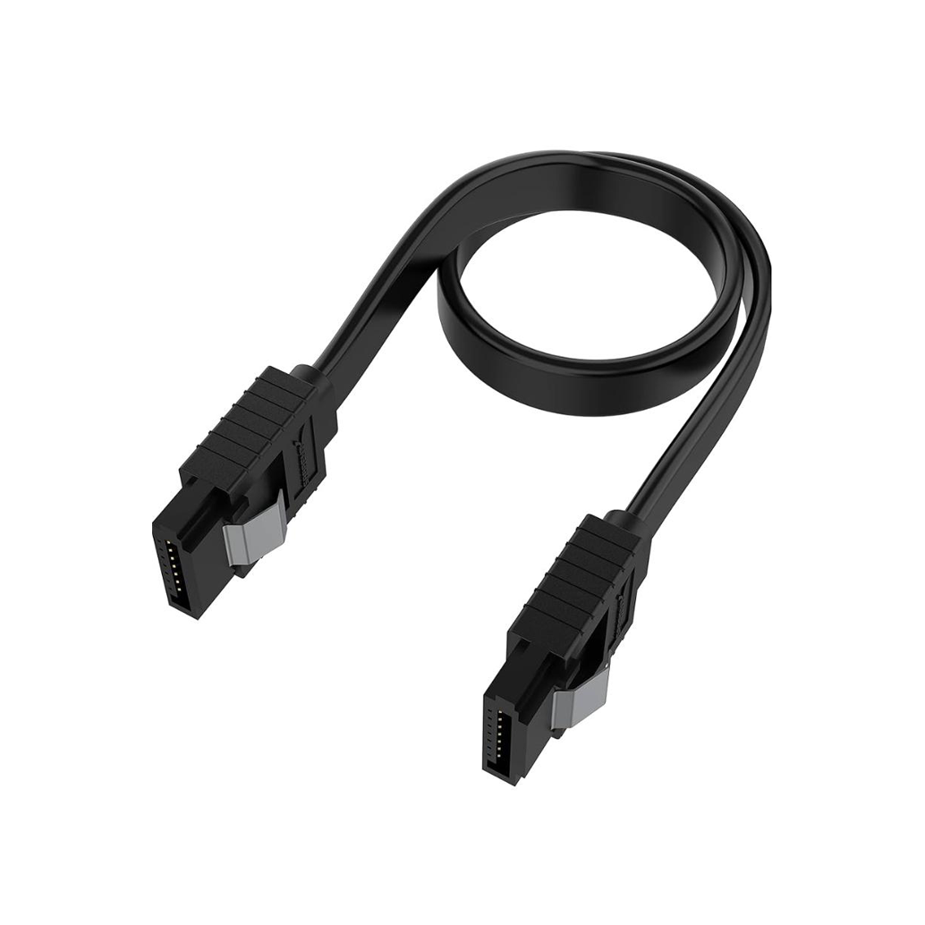 SATA CABLE III 6Gbps Straight HDD SDD Data Cable black